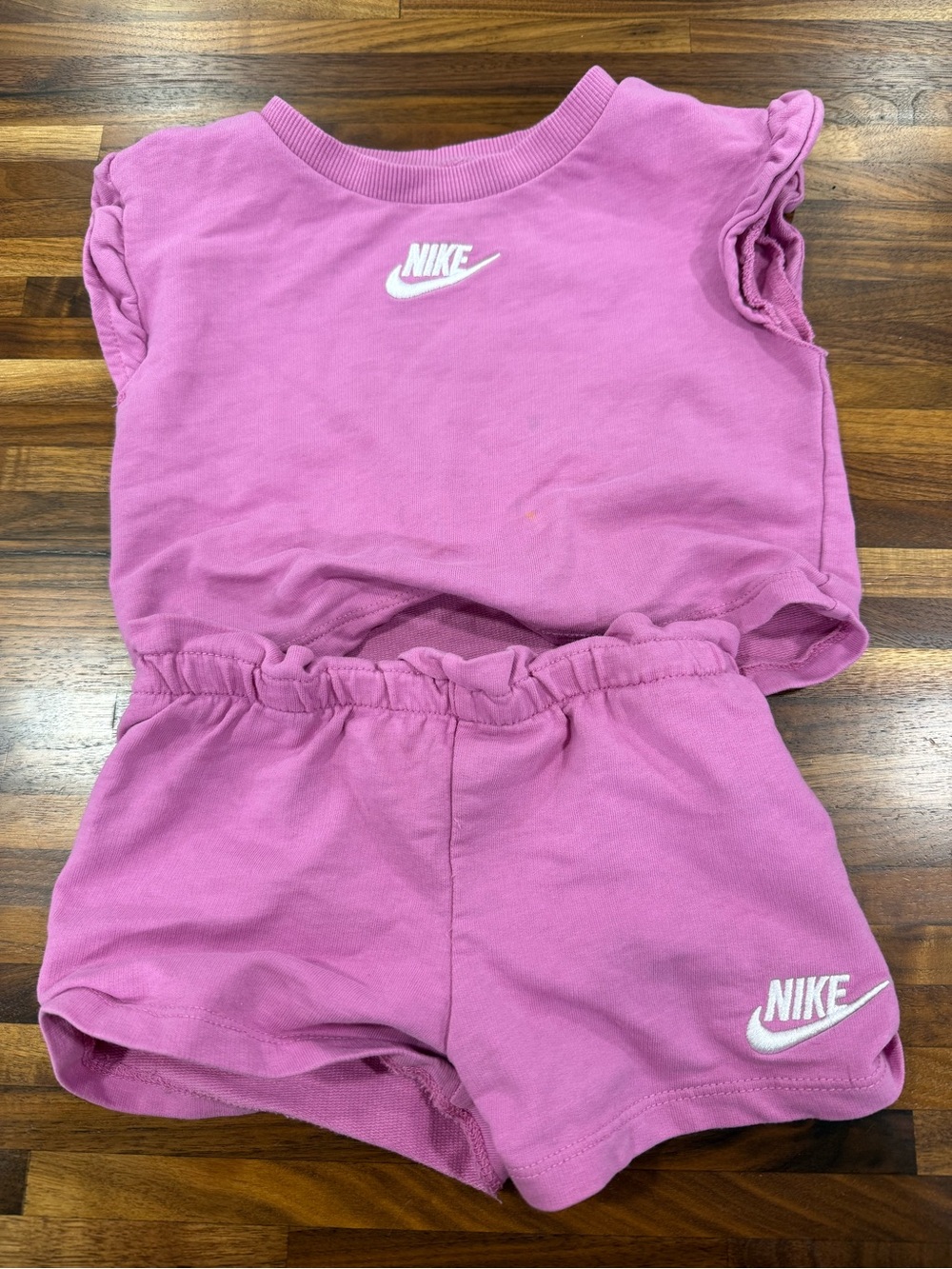 Nike Kids Pink Matching Short Set